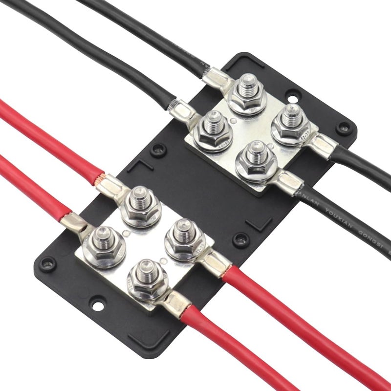 T Tocas 400A Bus Bar 12V | Power Distribution Block Busbar with 8 x 3/8" (M10) Studs wtih Cover 400 Amp - Image 5